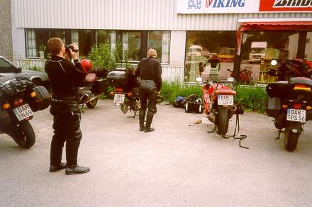 Reifenwechsel in Steinkjer